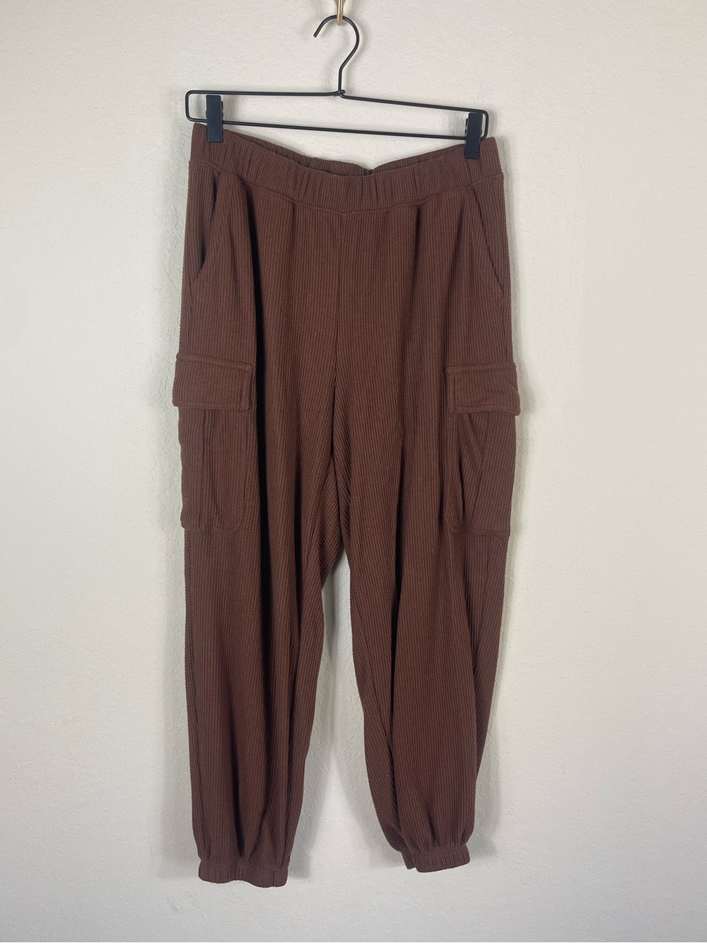 Aerie SET Traveller Waffle Knit Jogger Top Size Medium - Picture 7 of 8